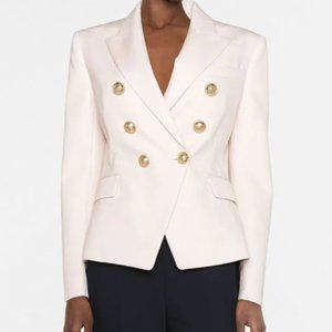 Balmain Wool Blazer in Light Pink (New Season 2022)